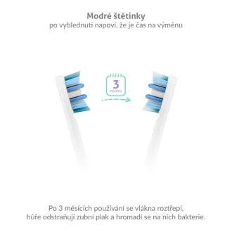 Capete de dinți TrueLife SonicBrush Clean, albire alb, pachet de 2