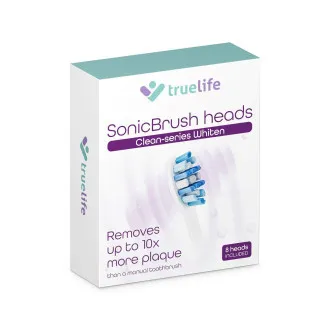 Capete de dinți TrueLife SonicBrush Clean, set de 8 perii pentru albire Capete de dinți TrueLife SonicBrush Clean, set de 8 perii pentru albire