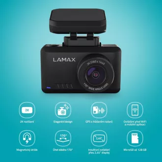 LAMAX T8 - cameră auto