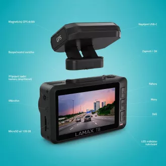 LAMAX T8 - cameră auto