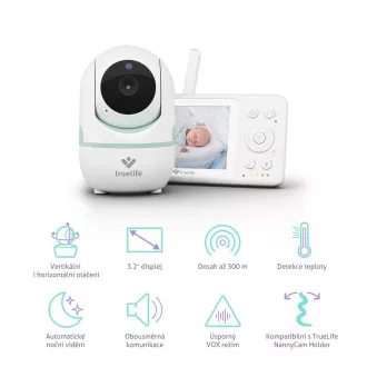 TrueLife NannyCam R4i - monitor video digital pentru bebeluși TrueLife NannyCam R4i - monitor video digital pentru bebeluși