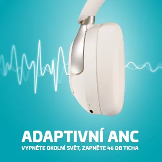 LAMAX HighComfort2 ANC Alb