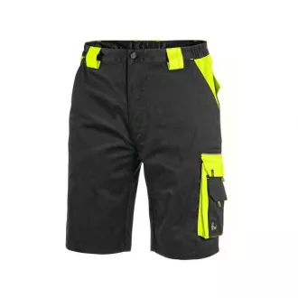 Pantaloni scurți CXS SIRIUS BRIGHTON, bărbați, negru-galben, mărimea 48