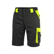 Pantaloni scurți CXS SIRIUS BRIGHTON, bărbați, negru-galben, mărimea 54