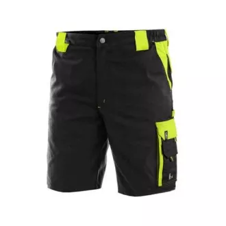 Pantaloni scurți CXS SIRIUS BRIGHTON, bărbați, negru-galben, mărimea 60