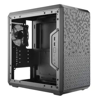 Carcasă Cooler Master MasterBox Q300L, mATX, panou lateral transparent, 1 ventilator de 120 mm, negru