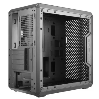 Carcasă Cooler Master MasterBox Q300L, mATX, panou lateral transparent, 1 ventilator de 120 mm, negru