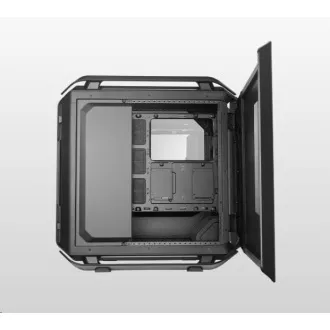 Carcasă Cooler Master Cosmos C700P neagră, E-ATX, panou lateral transparent, ventilator 3x 140 mm, negru