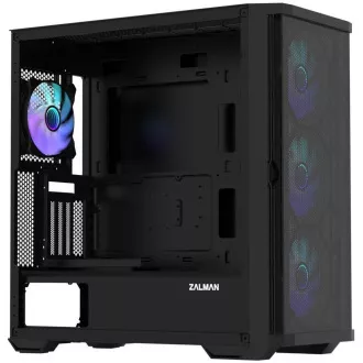 Carcasa Zalman Z10 Duo / ATX / ventilator 4x120 mm ARGB / 2xUSB 3.0 / USB-C / sticla securizata