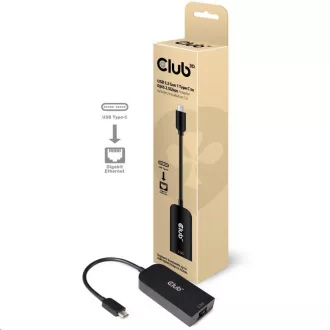 Adaptor Club3D USB 3.2 Gen 1 Tip C la RJ45 2,5 Gbps, 24 cm