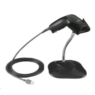 Cititor Motorola LS1203, cititor de coduri de bare, KIT, negru, USB-HID (cititor de simboluri) - Utilizat
