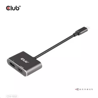 Hub Club3D MST (Multi Stream Transport) USB3.2 Gen2 Type-C (DP Alt-Mode) la DisplayPort + HDMI 4K60Hz (M/F) Hub Club3D MST (Multi Stream Transport) USB3.2 Gen2 Type-C (DP Alt-Mode) la DisplayPort + HDMI 4K60Hz (M/F)