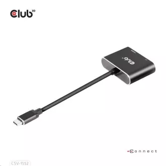 Hub Club3D MST (Multi Stream Transport) USB3.2 Gen2 Type-C (DP Alt-Mode) la DisplayPort + HDMI 4K60Hz (M/F) Hub Club3D MST (Multi Stream Transport) USB3.2 Gen2 Type-C (DP Alt-Mode) la DisplayPort + HDMI 4K60Hz (M/F)