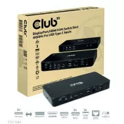 Stație de andocare Club3D USB-C 10v1, 1xDP, 1xHDMI, 3xUSB-C, 3xUSB, 1xRJ45, 1x3.5mm, neagră