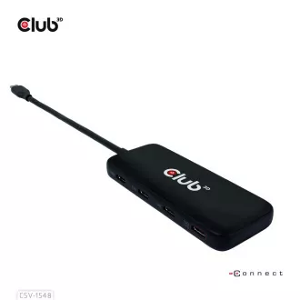 Hub Club3D 1xUSB-C la 4xUSB-C, port 10Gbps, PD 3.0
