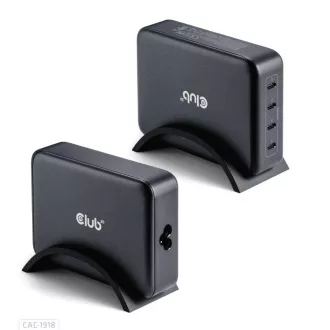 Încărcător de călătorie Club3D 240W tehnologie GaN, 4xUSB-C, suport PPS + PD 3.1