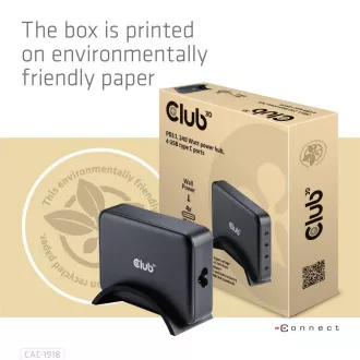 Încărcător de călătorie Club3D 240W tehnologie GaN, 4xUSB-C, suport PPS + PD 3.1