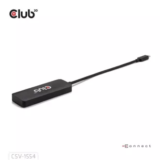 Hub Club3D MST USB-C la 3xHDMI, simplu: 8K30Hz, triplu: 4K60Hz