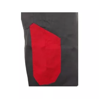 Pantaloni scurți CXS PHOENIX ZEFYROS, bărbați, gri-roșu, mărimea 54