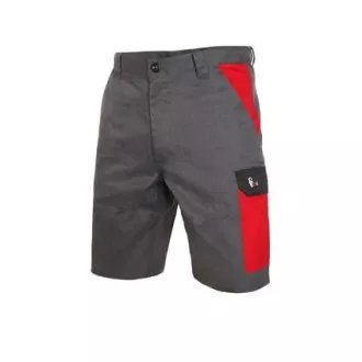 Pantaloni scurți CXS PHOENIX ZEFYROS, bărbați, gri-roșu, mărimea 64