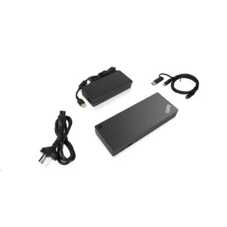 Stație de andocare LENOVO ThinkPad Hybrid USB-C cu doc USB-A + sursă de alimentare de 135W 2018