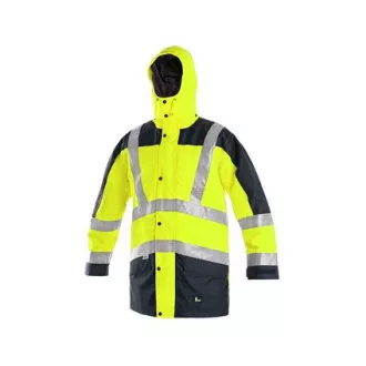 Geaca reflectorizanta pentru barbati LONDON, 5in1, galben-albastru, marimea S