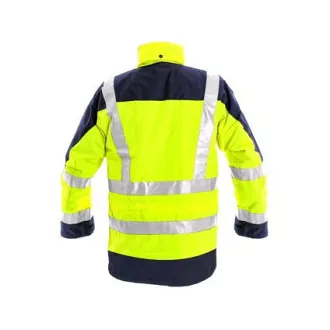 Geaca reflectorizanta pentru barbati LONDON, 5in1, galben-albastru, marimea S