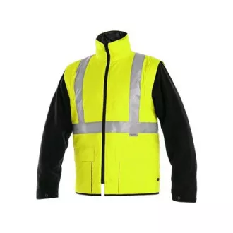 Geaca reflectorizanta pentru barbati LONDON, 5in1, galben-albastru, marimea S