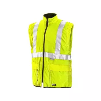 Geaca reflectorizanta pentru barbati LONDON, 5in1, galben-albastru, marimea S