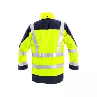Geaca reflectorizanta pentru barbati LONDON, 5in1, galben-albastru, marimea L