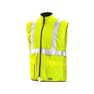 Geaca reflectorizanta barbati LONDRA, 5in1, galben-albastru, marimea 2XL