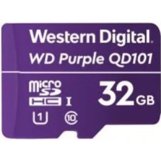Card WD MicroSDHC 32GB Violet WDD032G1P0C Clasa 10, 16TBW