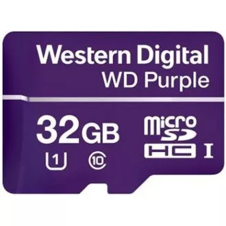 Card WD MicroSDHC 32GB Violet WDD032G1P0C Clasa 10, 16TBW