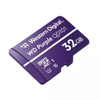 Card WD MicroSDHC 32GB Violet WDD032G1P0C Clasa 10, 16TBW