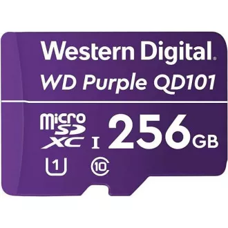 Card WD MicroSDXC 256 GB Violet WDD256G1P0C Clasa 10 (R: 100 / W: 60 MB / s)