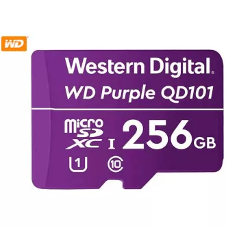 Card WD MicroSDXC 256 GB Violet WDD256G1P0C Clasa 10 (R: 100 / W: 60 MB / s)