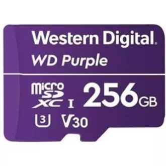 Card WD MicroSDXC 256 GB Violet WDD256G1P0C Clasa 10 (R: 100 / W: 60 MB / s)