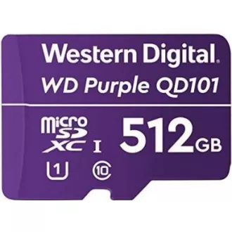 Card WD MicroSDXC 512 GB violet WDD512G1P0C Clasa 10 (R: 100 / W: 60 MB / s)