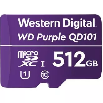 Card WD MicroSDXC 512 GB violet WDD512G1P0C Clasa 10 (R: 100 / W: 60 MB / s)