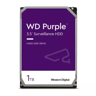 WD PURPLE WD11PURZ 1TB, SATA III 3.5", 64MB 5400RPM, 110MB/s, zgomot redus, CMR