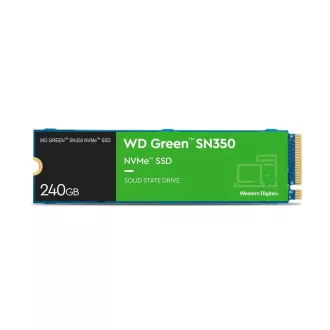 WD GREEN SSD NVMe 250 GB PCIe SN350, Gen3 8 GB/s, (R:2400/W:900 MB/s) WD GREEN SSD NVMe 250 GB PCIe SN350, Gen3 8 GB/s, (R:2400/W:900 MB/s)