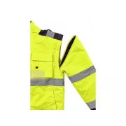 Geaca LUTON, avertisment, galben-albastru, marimea XS