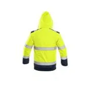 Geacă CXS LUTON, vizibilitate ridicată, bărbătească, galben-albastru, mărimea S