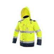 Geacă CXS LUTON, vizibilitate ridicată, bărbătească, galben-albastru, mărimea 3XL