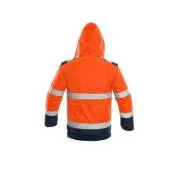 Geacă CXS LUTON, vizibilitate ridicată, bărbătească, portocaliu-albastru, mărimea S