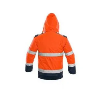 Geacă CXS LUTON, vizibilitate ridicată, bărbătească, portocaliu-albastru, mărimea 2XL Geacă CXS LUTON, vizibilitate ridicată, bărbătească, portocaliu-albastru, mărimea 2XL