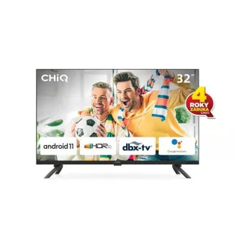 CHiQ L32G7L TV 32", HD, inteligent, Android 11, dbx-tv, Dolby Audio, fără cadru CHiQ L32G7L TV 32", HD, inteligent, Android 11, dbx-tv, Dolby Audio, fără cadru