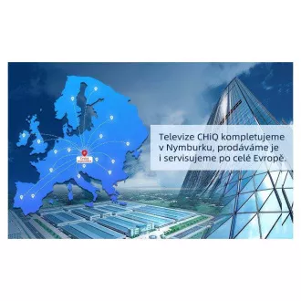 CHiQ U55QM8E TV 55", UHD, QLED, inteligent, Google TV, dbx-tv, Dolby Audio, fără cadru