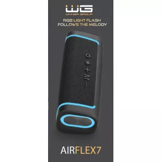 WG - Boxă Bluetooth WG AirFlex7, 10W, TWS, LED, neagră