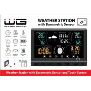 WG - Stație meteo WG3 cu senzor exterior, neagră